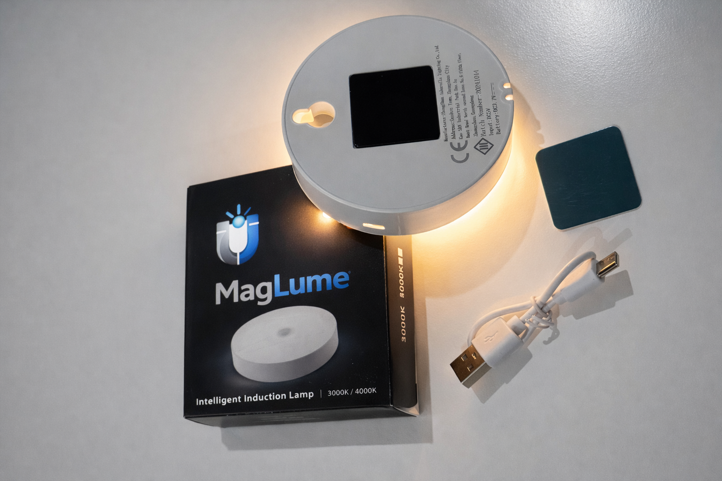 MagLume WarmSense – Motion Sensor Night Light (3000K Warm Light)