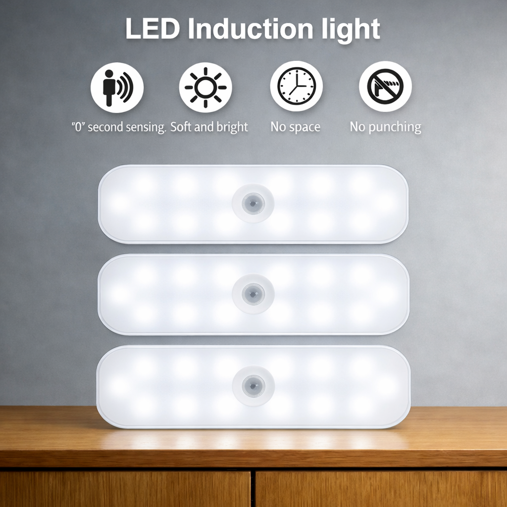 MagLume ArcticGlow – Magnetic Cool LED Motion Sensor Light Rectangular